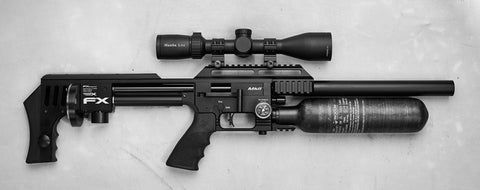 FX Impact MK2 Sniper Black PCP Air Rifle 22
