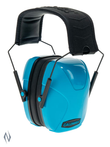 CALDWELL YOUTH PASSIVE EAR MUFFS NEON BLUE