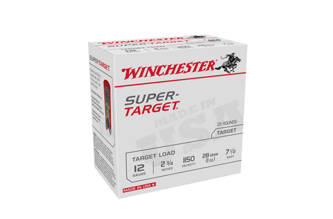 Winchester Super Target 12ga 1150fps 75 23/428gm