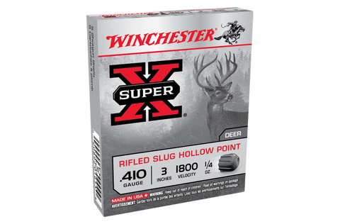 Winchester Super X 410ga rifled slug 3 7gm