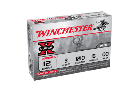 Winchester SUPER X 12G OO 3 15 PELLET per BOX 5
