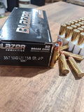 Blazer 357 MAG 158gr JHP Brass 50 Pack