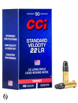 CCI 22LR STANDARD VELOCITY 40GR SOLID 1070FPS