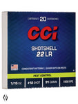 CCI Shotshell 22lr 20pk