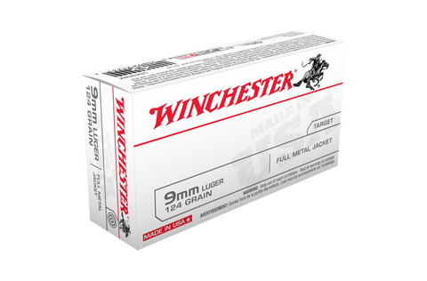 Winchester 9mm USA Value Pack 124gr FMJ