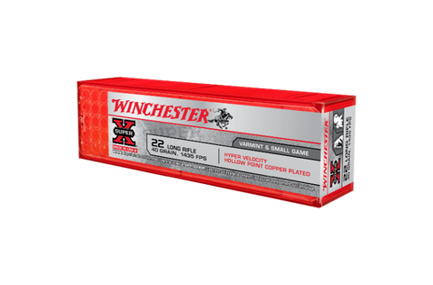 Winchester Super X 22LR Hyper Velocity 40gr HPCP
