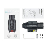 Olight BALDR RL 1120 lumens pistol light with red laser